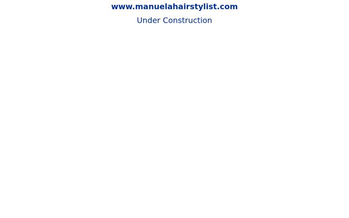 Screenshot of manuelahairstylist.com