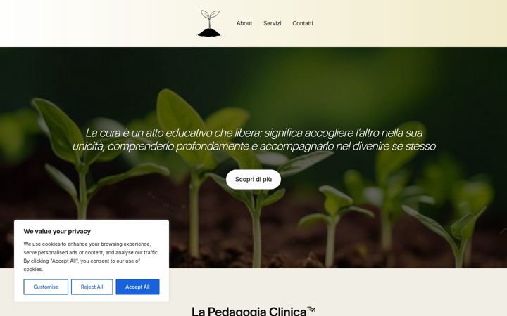 Screenshot of manuelalutzu.it