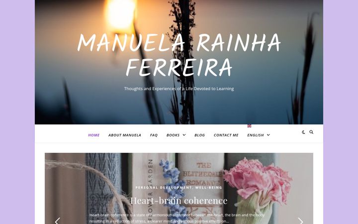 Screenshot of manuelarainhaferreira.com