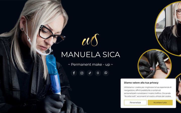 Screenshot of manuelasica.it