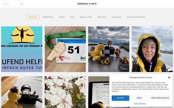 Screenshot of manuelaswelt.com