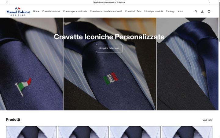 Screenshot of manuelbalestra.it