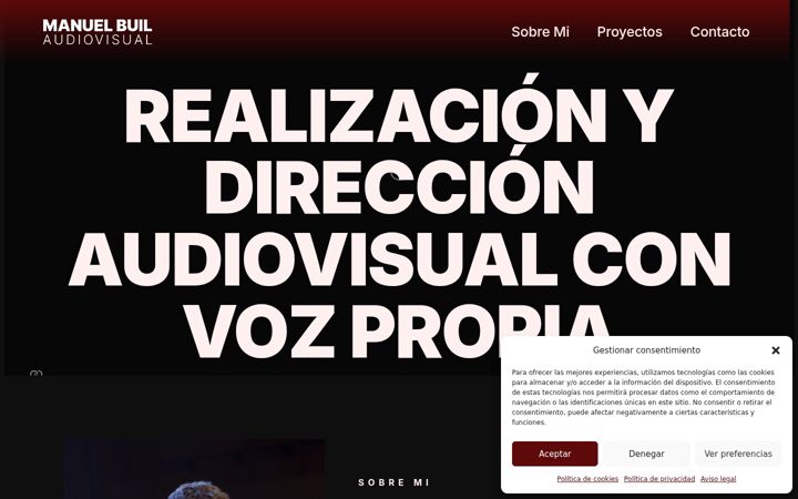 Screenshot of manuelbuil.com