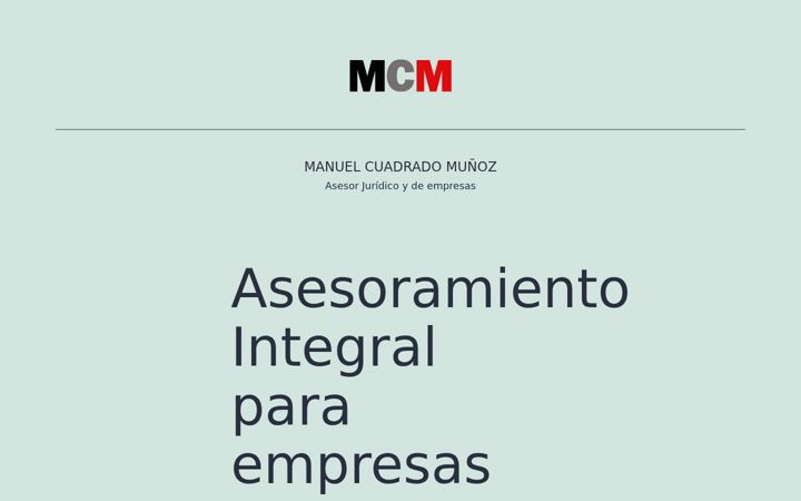 Screenshot of manuelcuadrado.es
