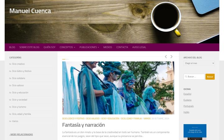 Screenshot of manuelcuenca.es