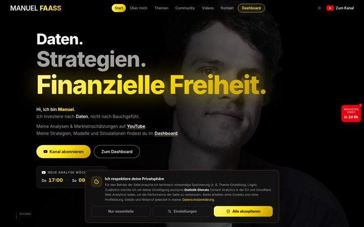 Screenshot of manuelfaass.de