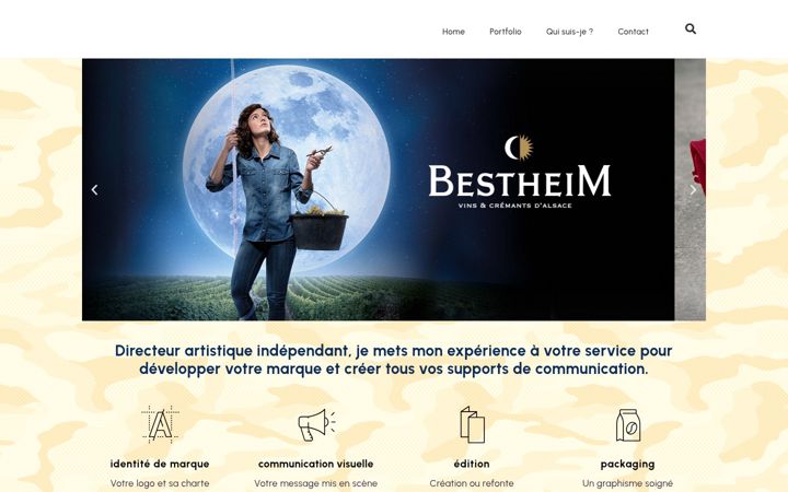 Screenshot of manuelj.fr