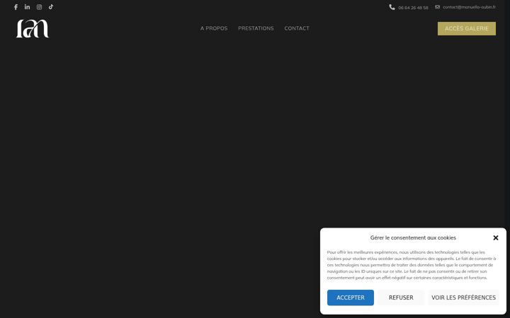 Screenshot of manuella-aubin.fr