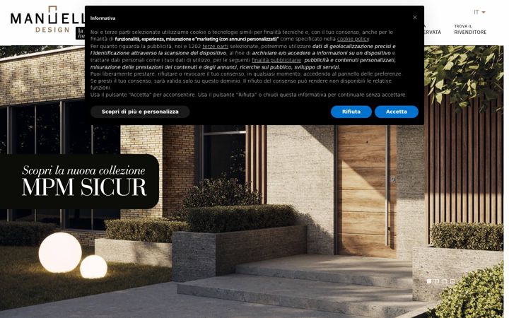 Screenshot of manuellodesign.it