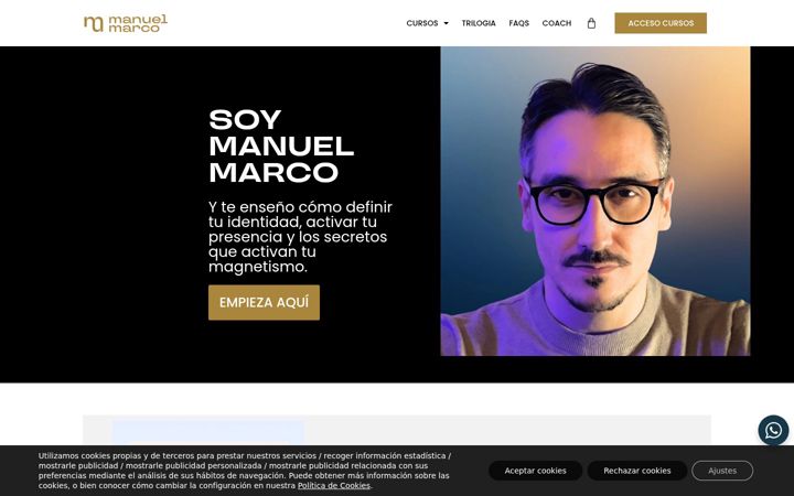 Screenshot of manuelmarco.com