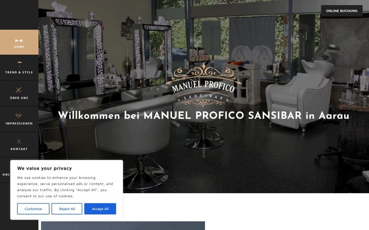 Screenshot of manuelprofico-sansibar.ch