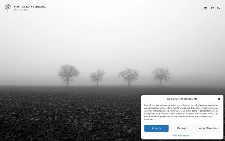 Screenshot of manuelruizpedreirafotografia.com