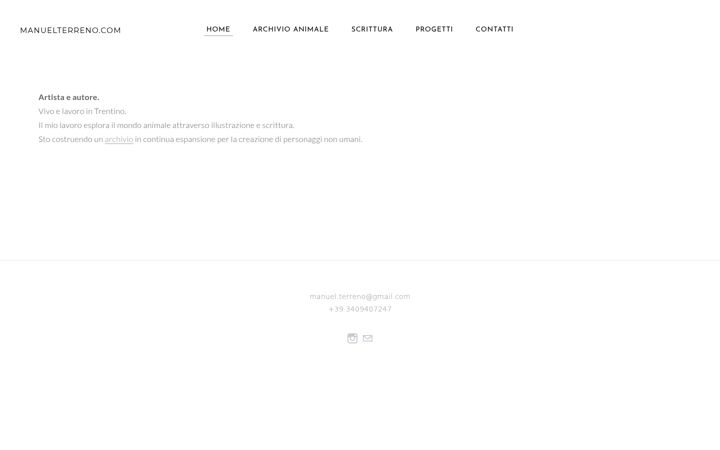 Screenshot of manuelterreno.com