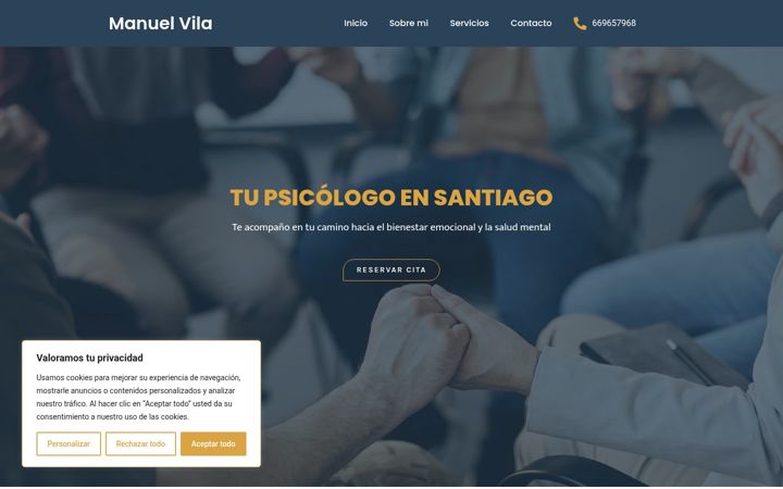 Screenshot of manuelvilapsicologo.es