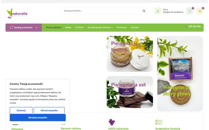 Screenshot of manufakturanaturalis.com