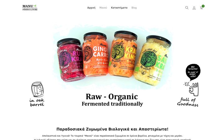 Screenshot of manufoodculture.com