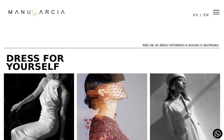 Screenshot of manugarciacostura.com