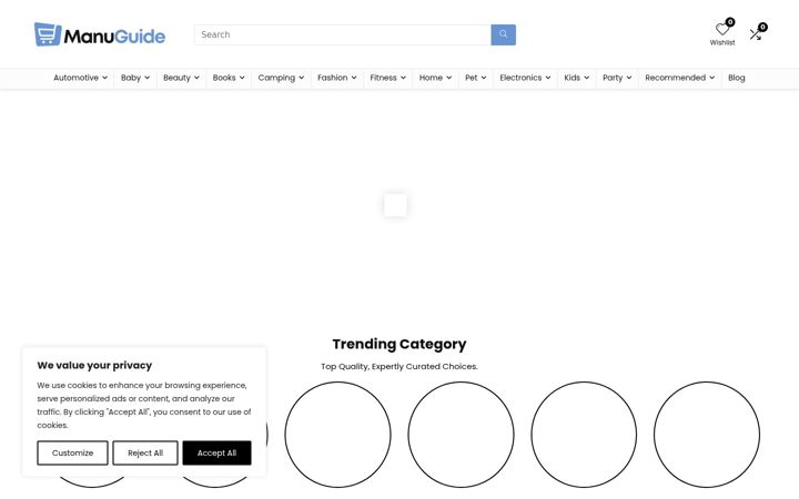 Screenshot of manuguide.com