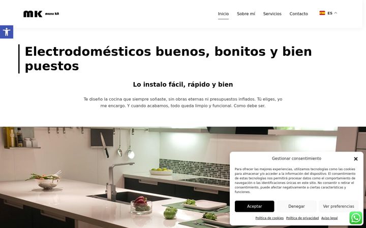 Screenshot of manukit.es
