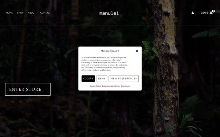 Screenshot of manulei.com