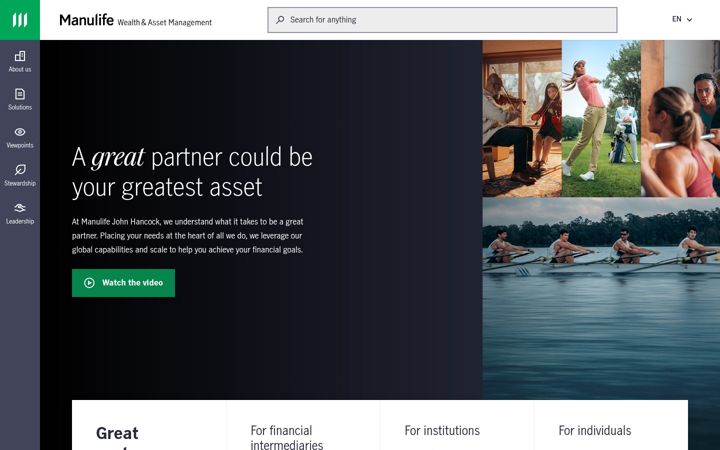 Screenshot of manulifeim.com