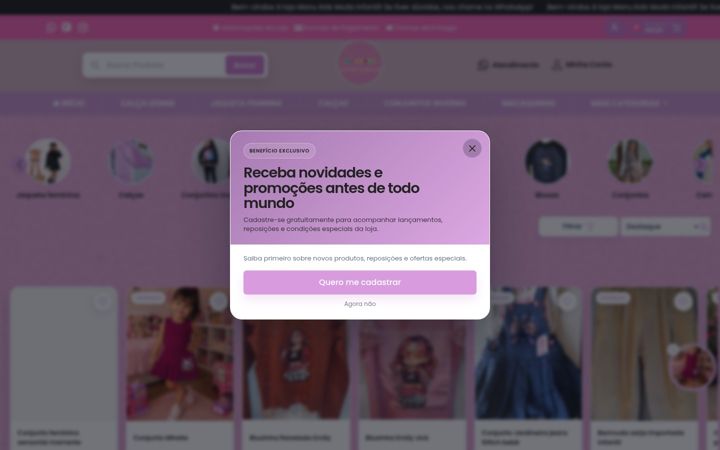 Screenshot of manullkids.com.br