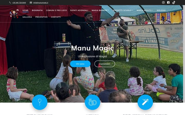 Screenshot of manumagic.it
