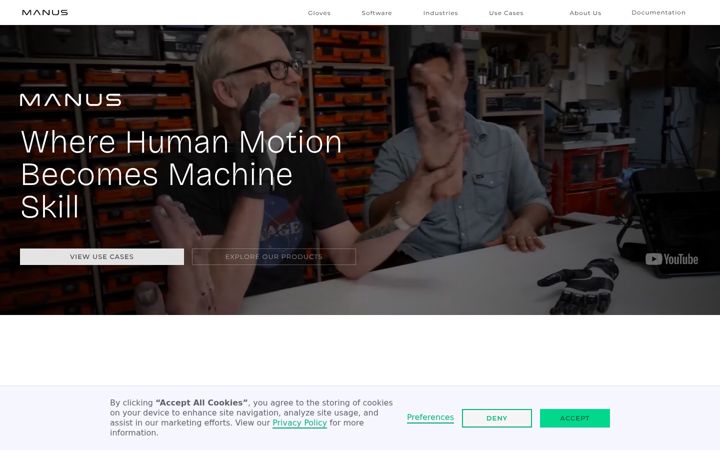 Screenshot of manus-meta.com