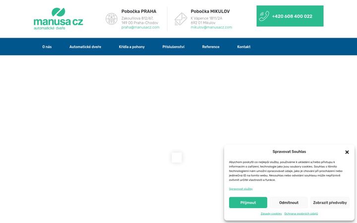 Screenshot of manusacz.com