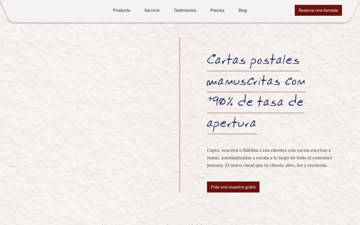 Capture d'écran de manuscritten.com