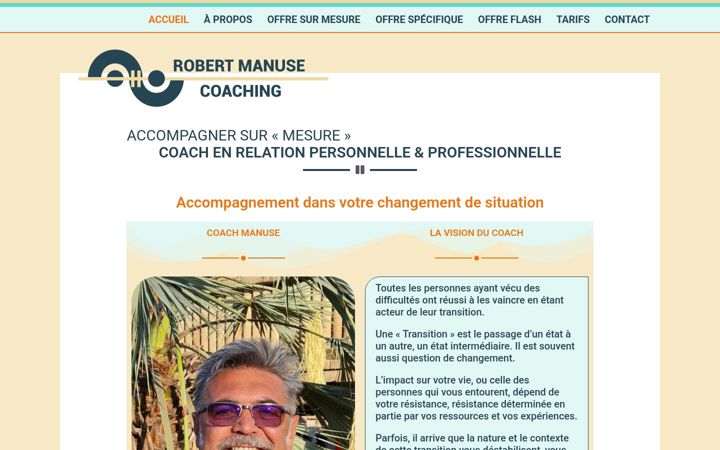 Screenshot of manuse-coaching.fr
