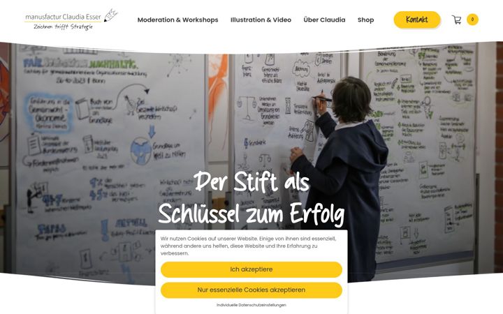 Screenshot of manusfactur.de