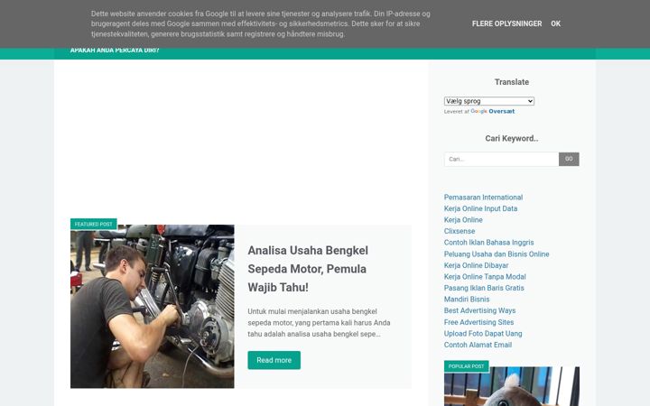 Screenshot of manusia32bit.com