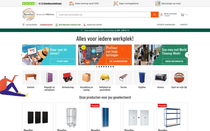 Ekrano kopija manutan.nl