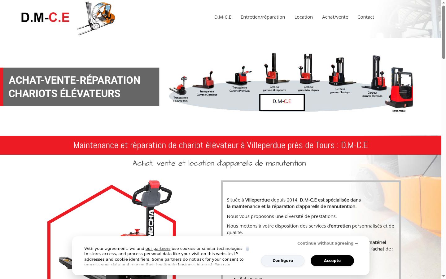 Screenshot tal-banner tal-kunsens muri qabel kwalunkwe interazzjoni
