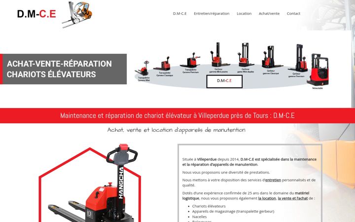 Screenshot of manutention-dmce.fr