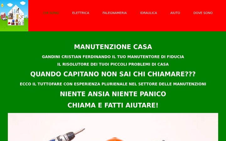Screenshot of manutenzionicasa.it