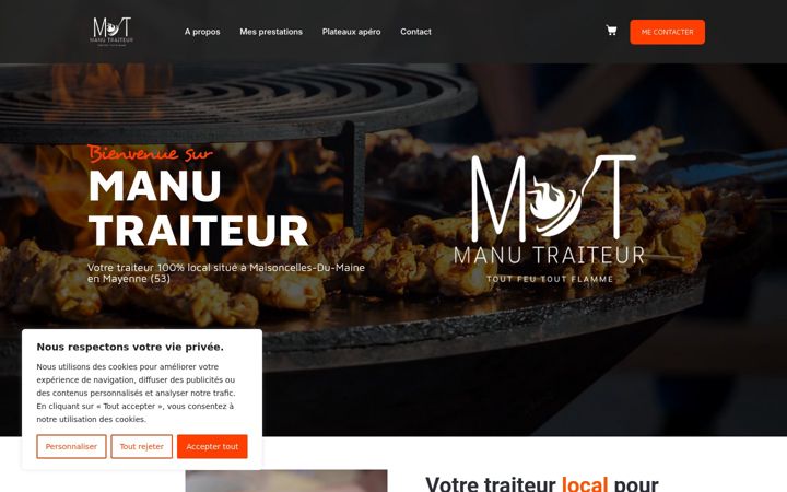 Screenshot of manutraiteur.fr