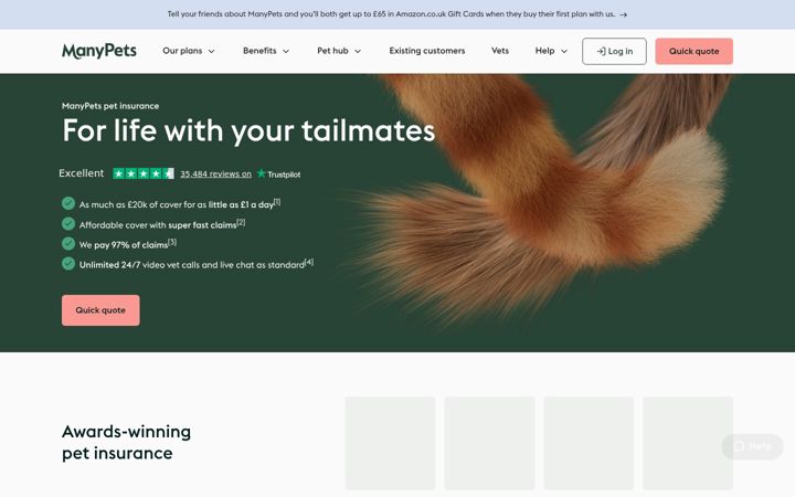 Képernyőkép: manypets.com