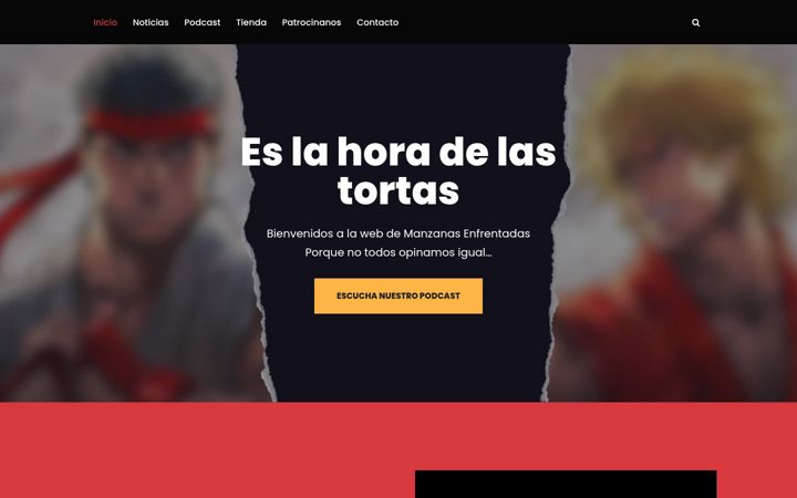 Screenshot of manzanasenfrentadas.es