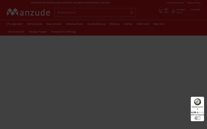 Screenshot of manzude.de