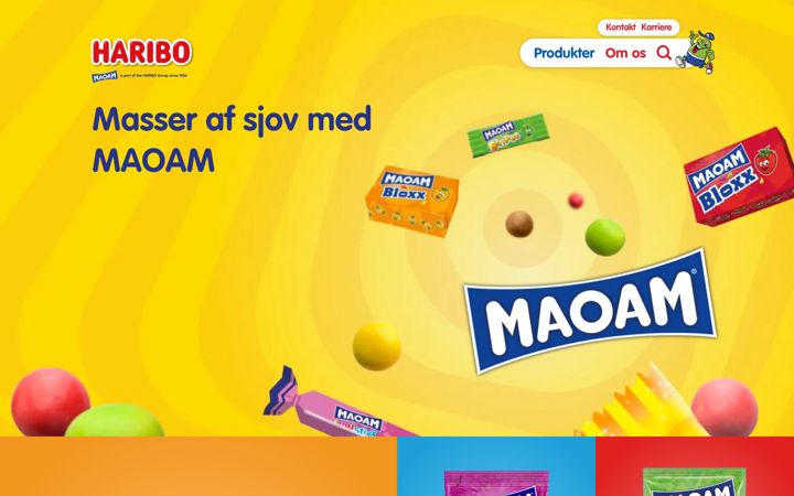 Screenshot of maoam.com