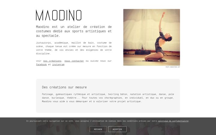 Screenshot of maodino.com