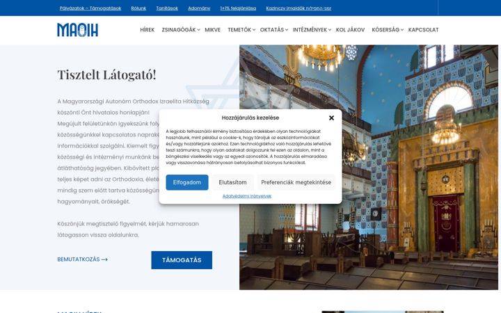 Screenshot of maoih.hu