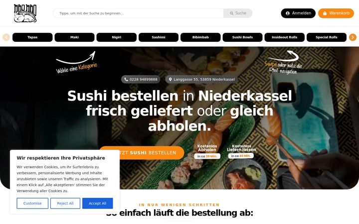 Screenshot of maomao-sushi.de
