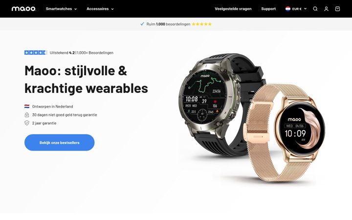 Screenshot of maoo.nl