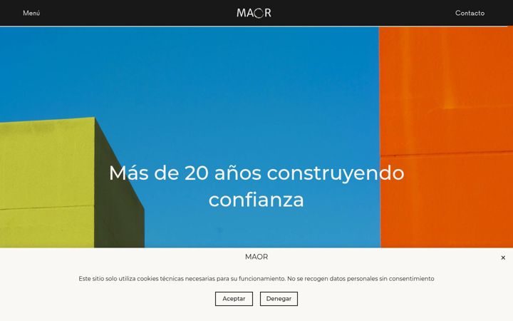 Screenshot of maor.es