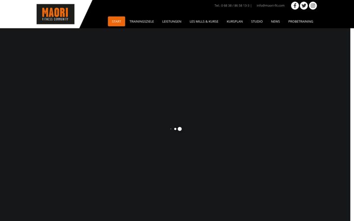 Screenshot of maori-fit.com