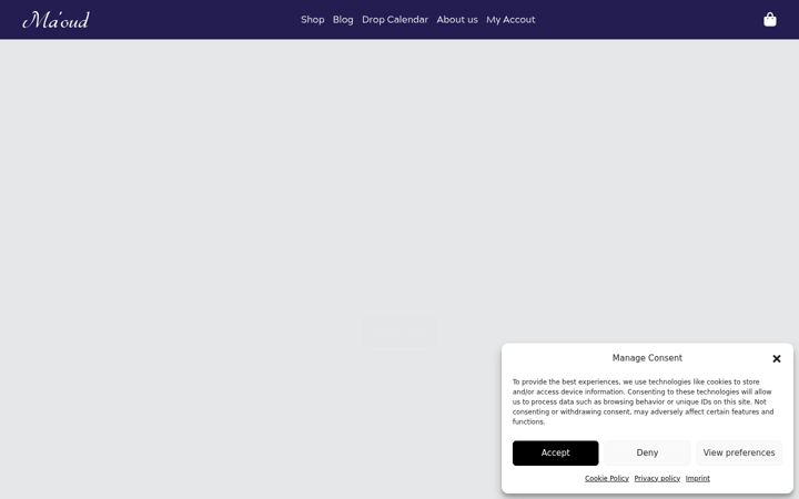 Screenshot of maoud.de