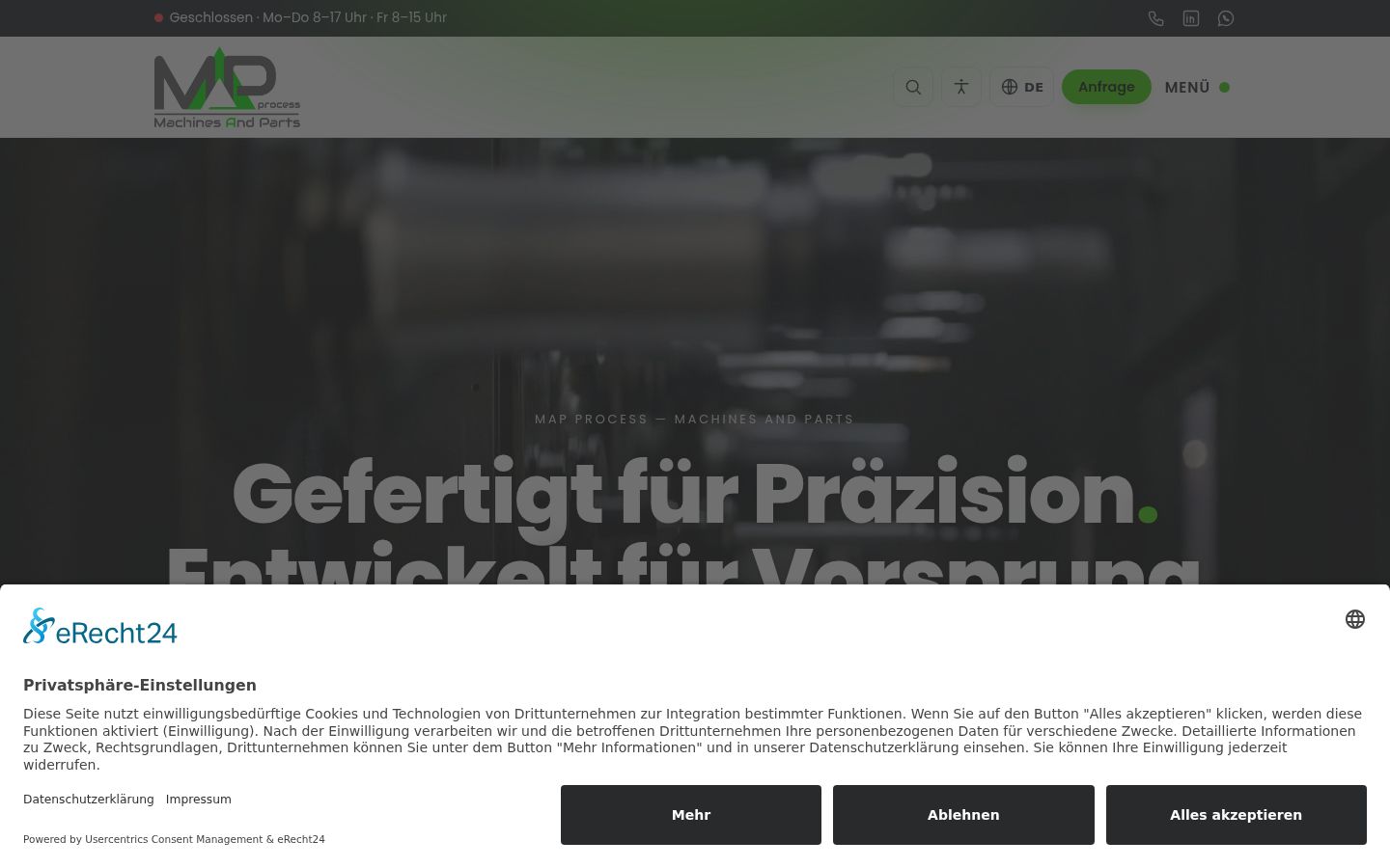 Zrzut ekranu banera zgody wyświetlanego przed jakąkolwiek interakcją